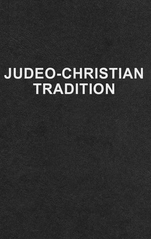 Judeo-Christian Tradition